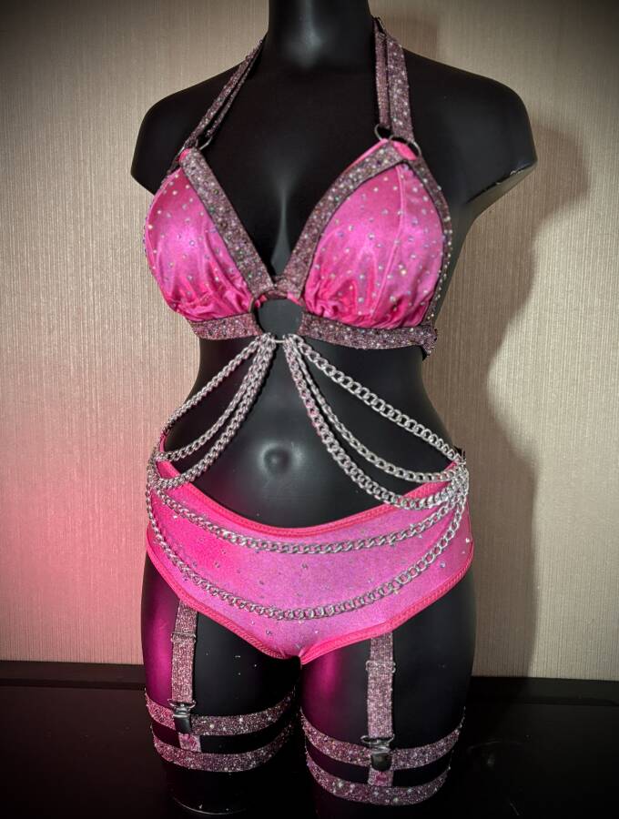 Bedazzled Hotpink & Zwart 