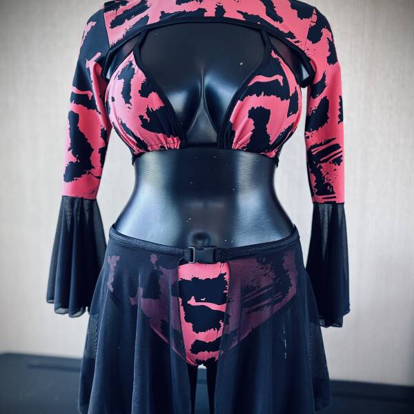 Groovy lycra setje "Britt"