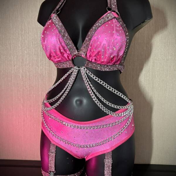 Bedazzled Hotpink & Zwart 