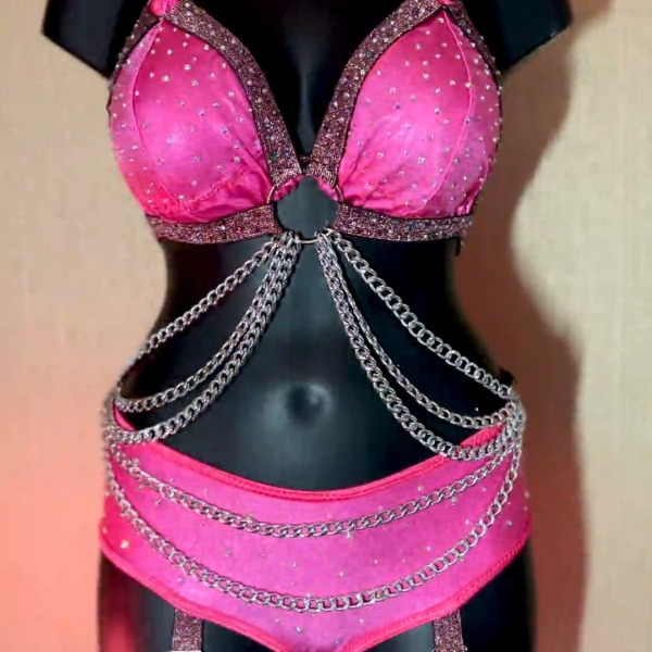 Bedazzled Hotpink & Zwart 