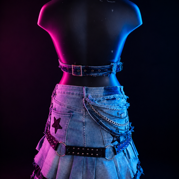 Upcycled Denim set