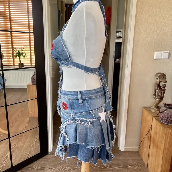 Upcycled Denim set